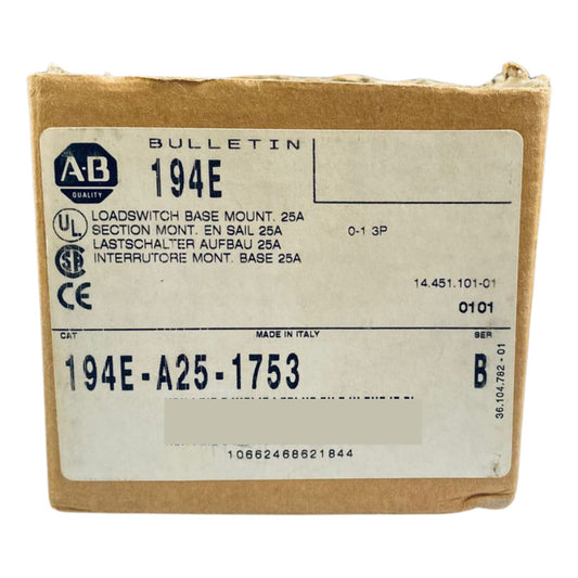 Allen Bradley  194e-a25-1753