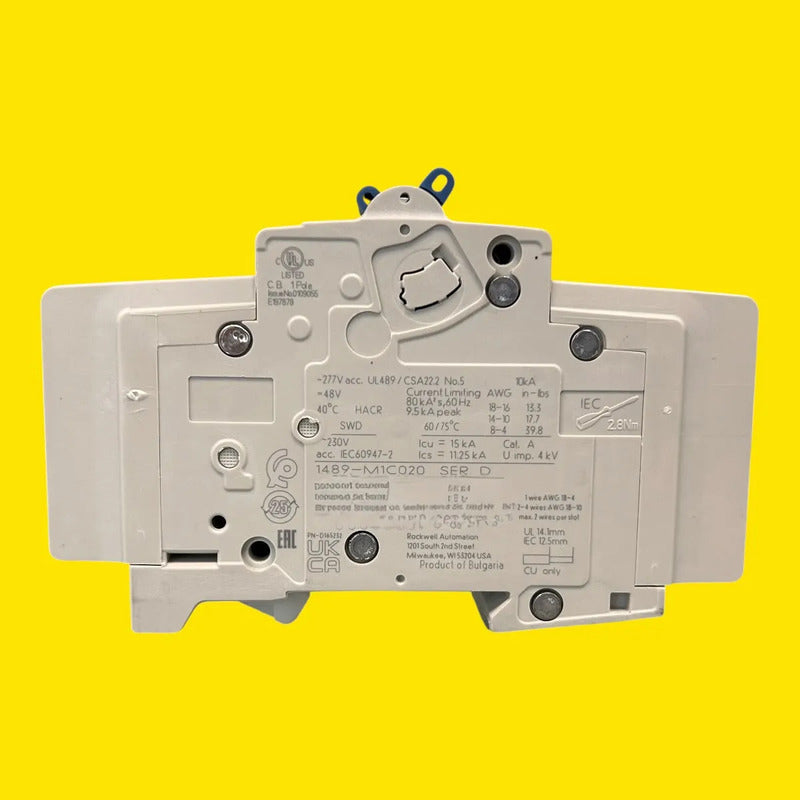 Allen-bradley 1489-m1c020 Interruptor Termomagnético