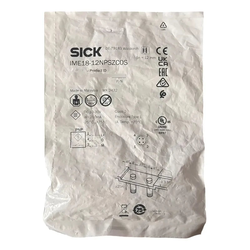 Sick Ime18-12npszc0s Sensor Proximidad Inductivo