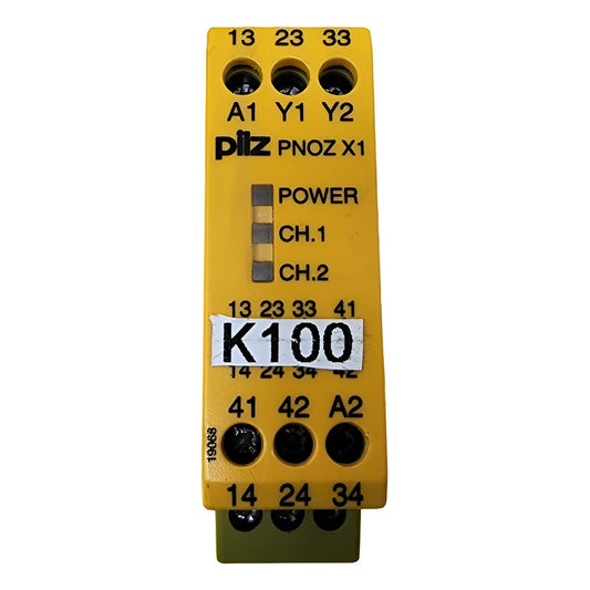 774300 Pilz Relevador Seguridad Pnoz X1 24vac/dc 3n/o 1n/c