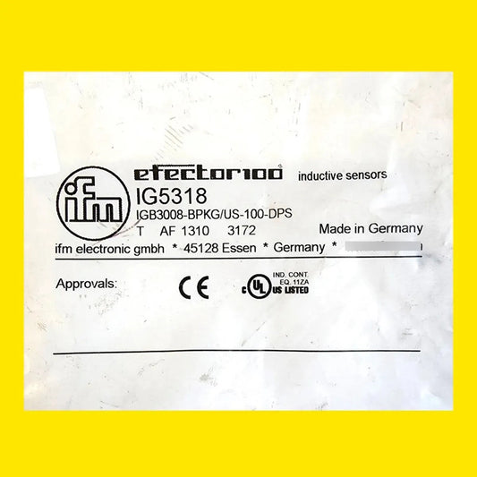 Ifm Ig5318 Sensor Inductivo De Proximidad M18 8 Mm Pnp