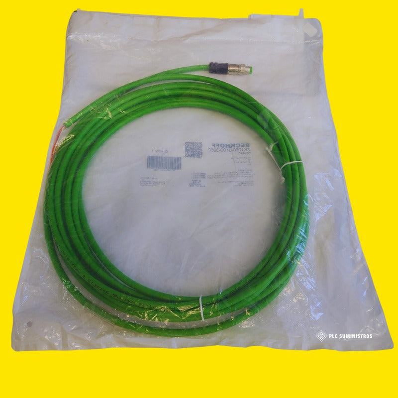 Beckhoff Zk1090-3100-3050 Cable M8 Macho Recto 5m