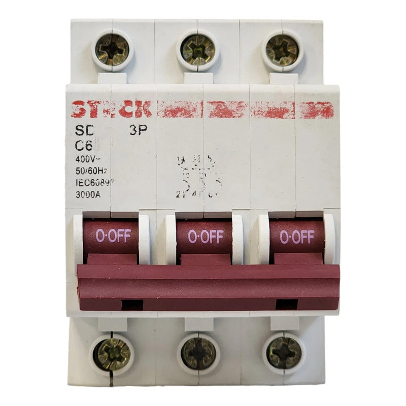 Steck Sd-63c06 Interruptor Termomagnético Tripolar