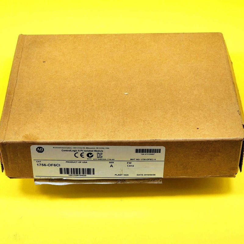 Allen Bradley 1756-of6ci 6pt Isolated Module Nuevo