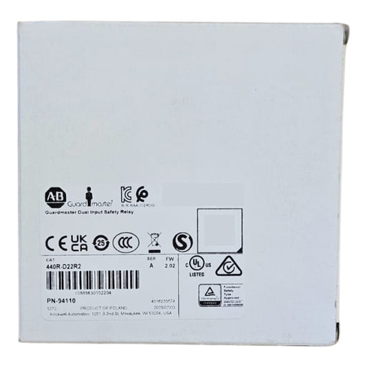 Allen Bradley 440r-d22r2 Relé De Seguridad Doble Entrada