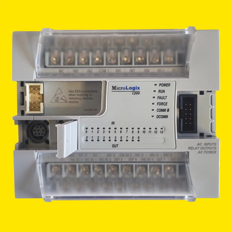 Plc Allen Bradley 1762-l24awa Micrologix 1200 24 I/o 120v