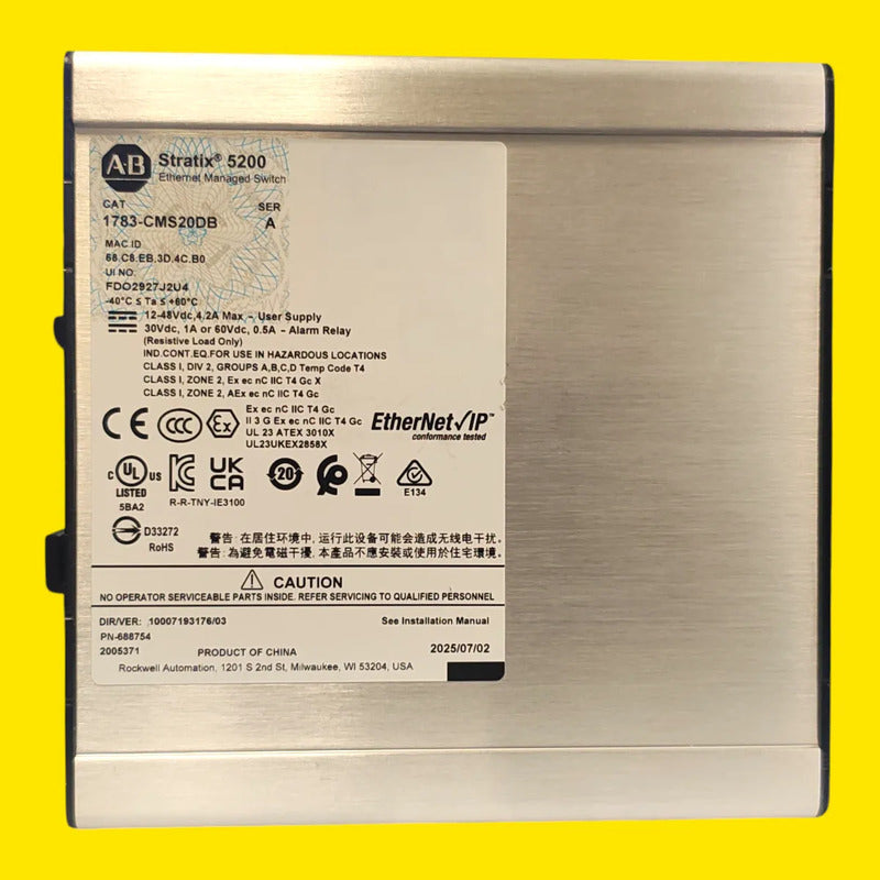 Allen-bradley 1783-cms20db Switch  Stratix 5700 20 Puertos