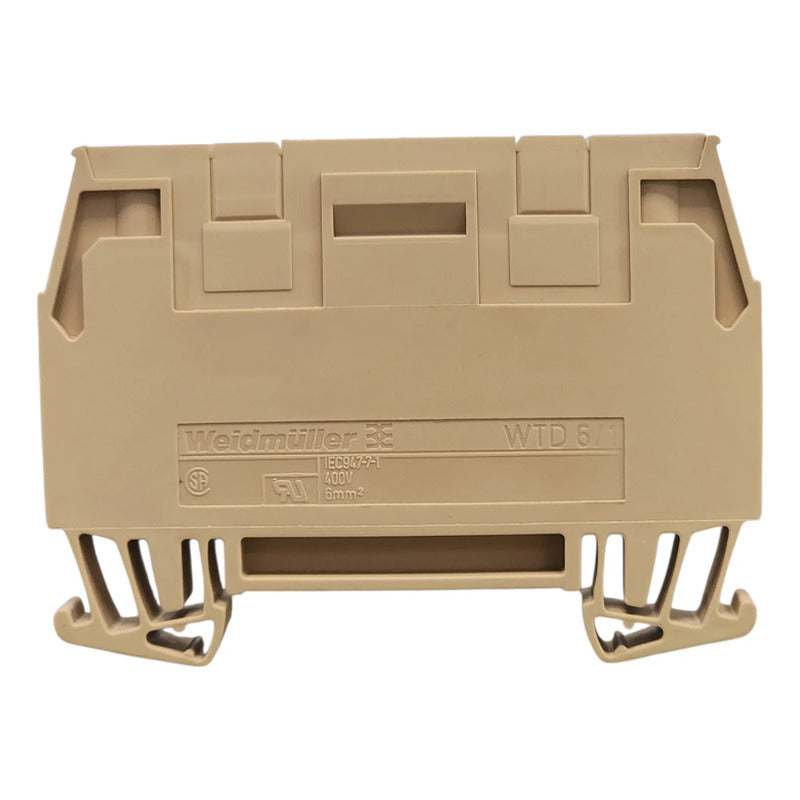 Weidmüller Wtd 6/1 Clema Seccionable 1017100000 Beige