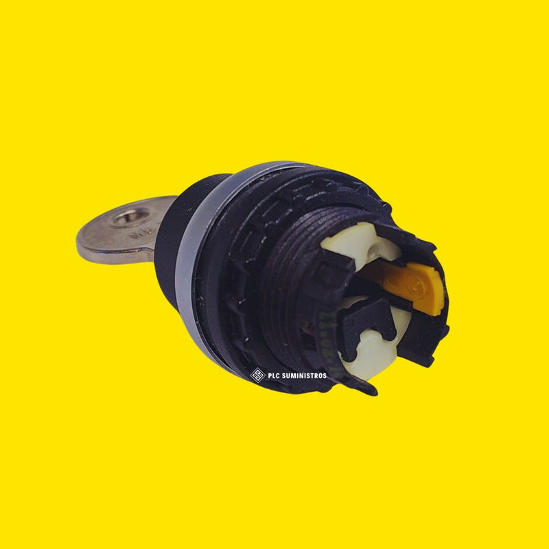 Eaton Moeller Botón Con Llave M22-wsq Negro Y Plateado