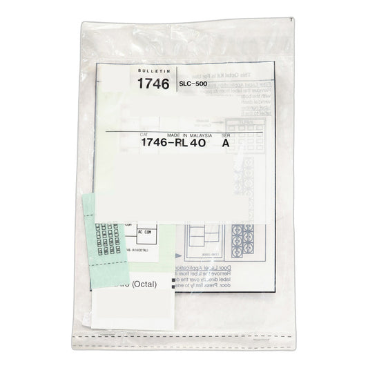 Allen-bradley 1746-rl40 Kit Etiquetas Octales Slc 500