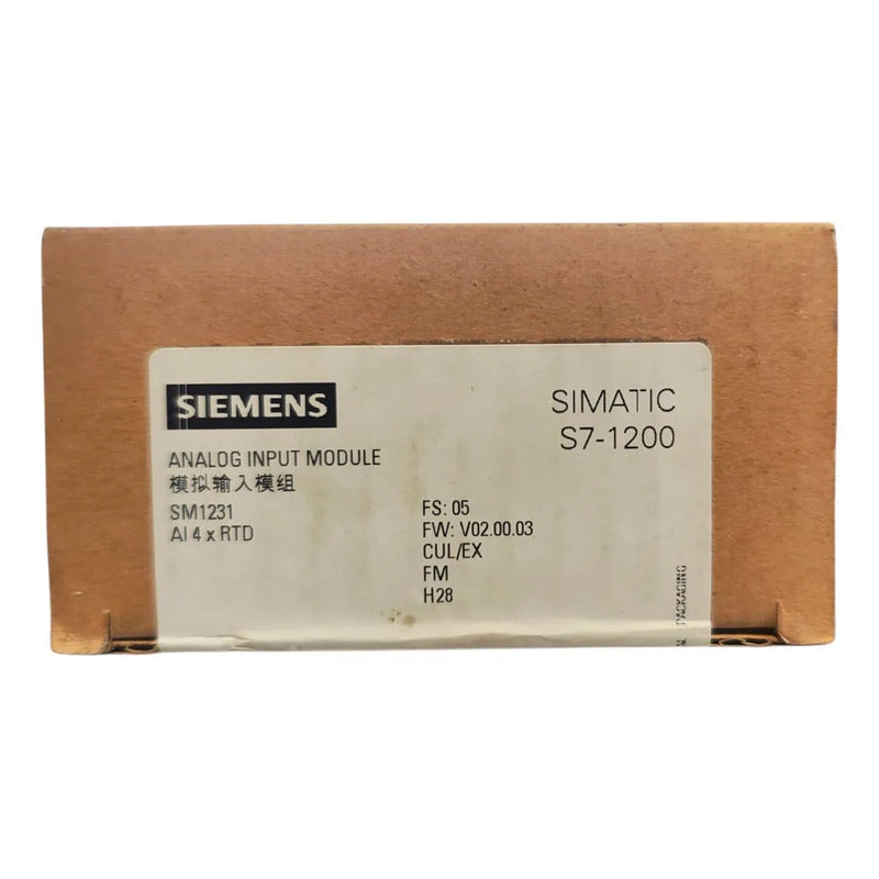 Siemens 6es7 231-5pd32-0xb0 Módulo Analógico Sm 1231 Rtd