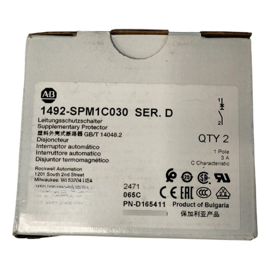 Allen Bradley 1492-spm1c030 Interruptor Automatico C 3 A