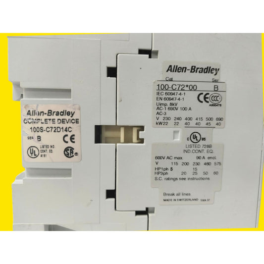 Contactor De Seguridad Allen-bradley 100s-c72d14c