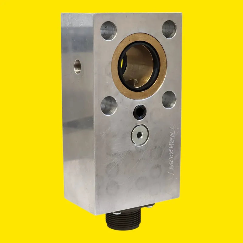 Bloque Mampara Aluminio M12-03000 Con Conector M12 4 Pines