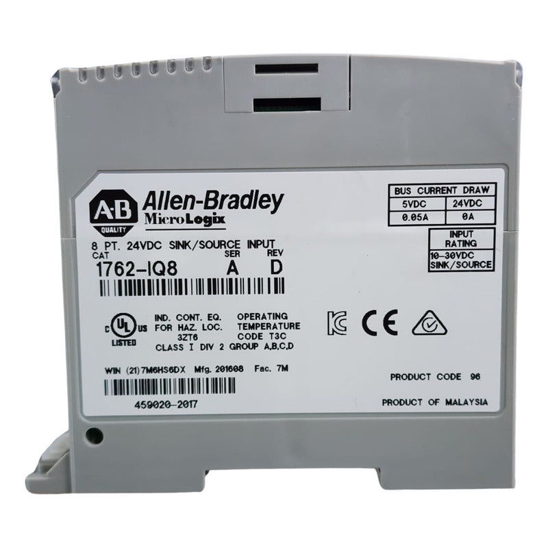 Allen-bradley 1762-iq8 Micrologix 8puntos Módulo.