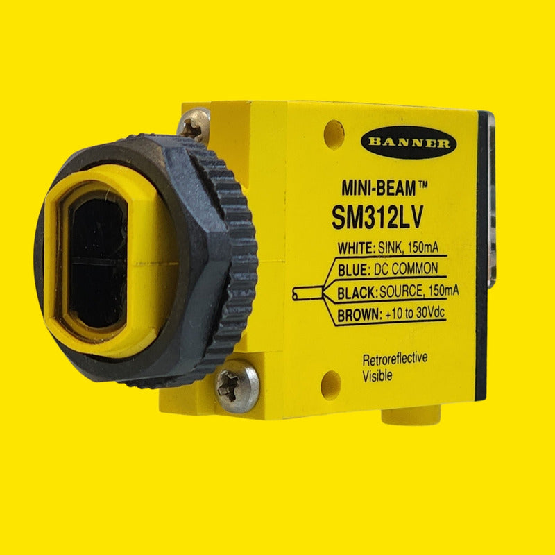 Banner Sm312lv  Detección Precisa  Luz Visible  Industria