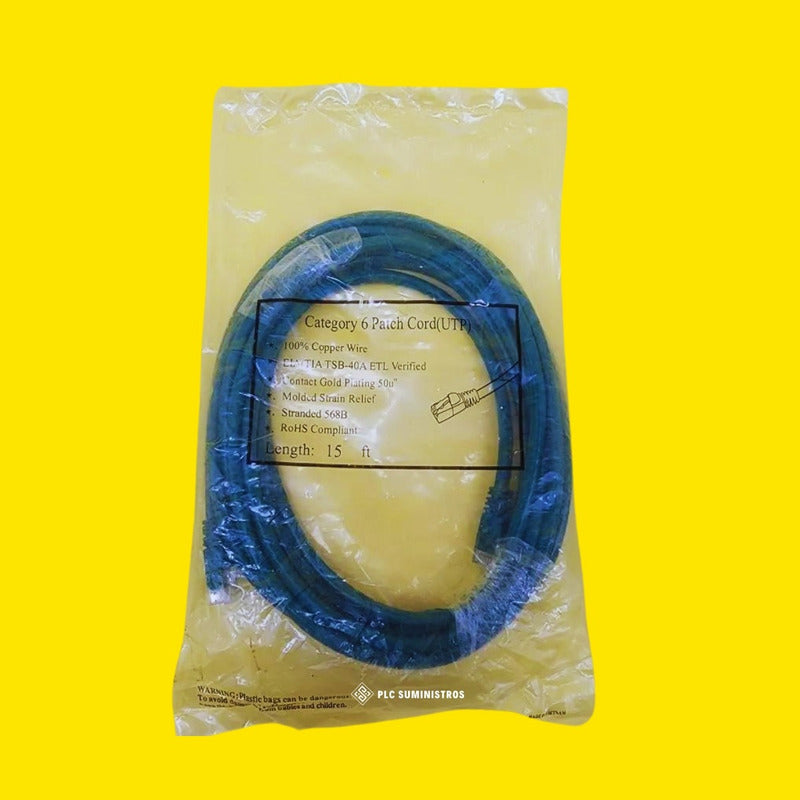 Cable Utp De Categoría 6 15 Ft Cable Ethernet