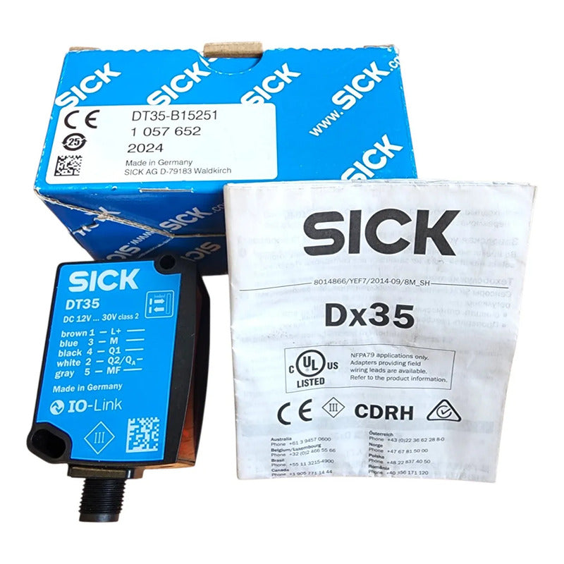 Sick Dt35-b15251 Sensor Fotoeléctrico De Distancia