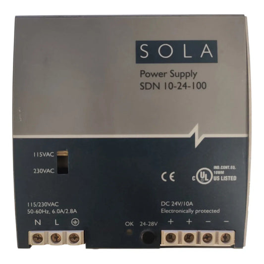 Fuente Solahd Sdn 10-24-100 | Industrial 24v 10a 240w