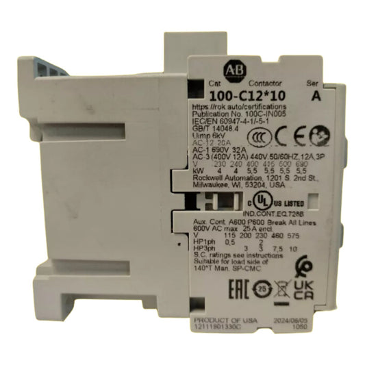 Allen Bradley 100-c12*10 Contactores