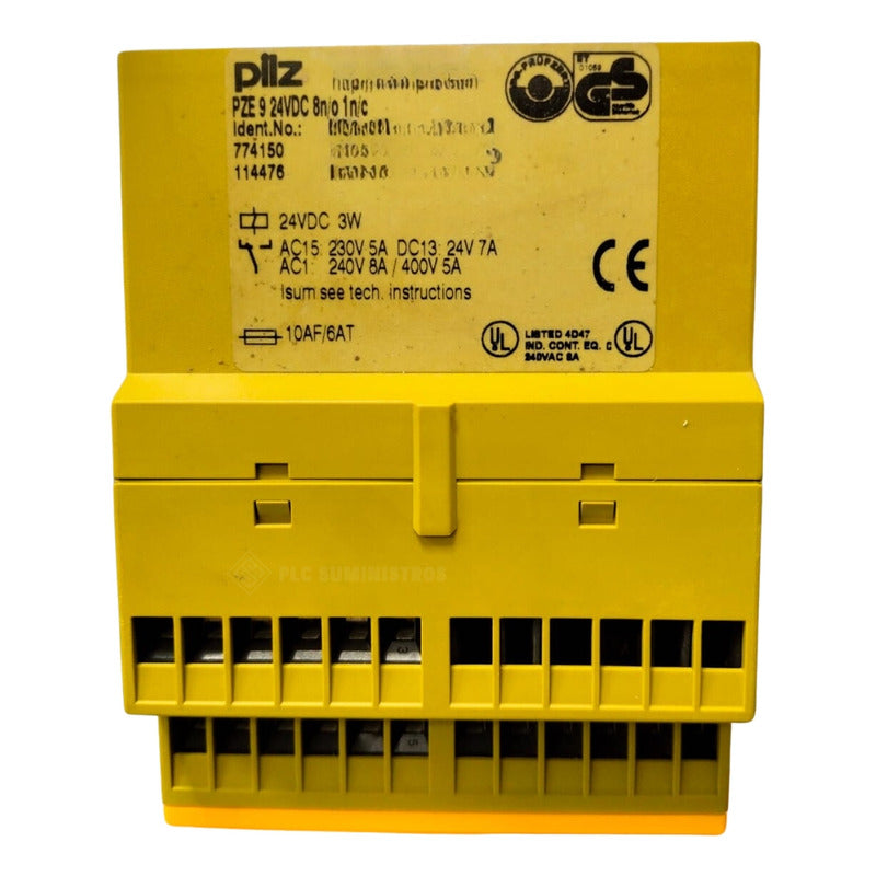 Pilz 774150 Pze 9 24vdc Rele De Seguridad