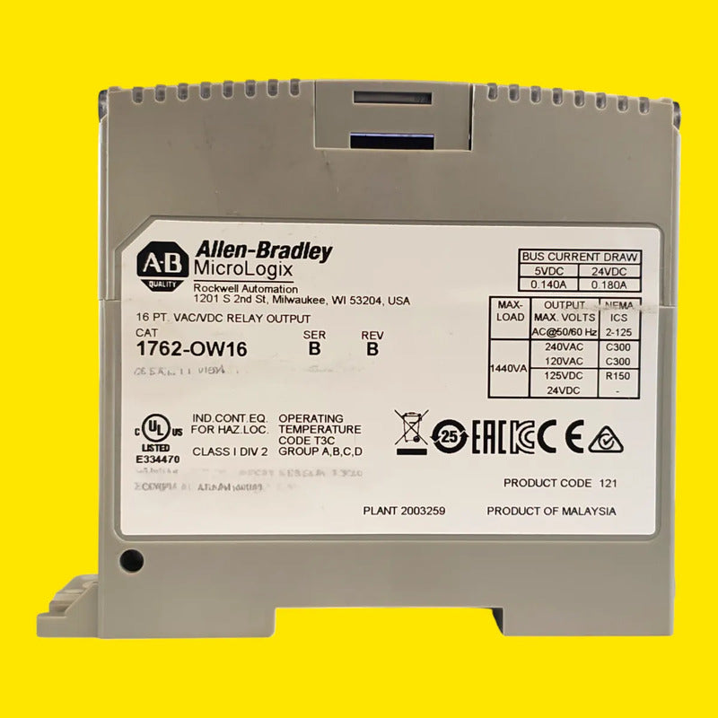 1762-ow16 Allen Bradley Micrologix 16 Salidas