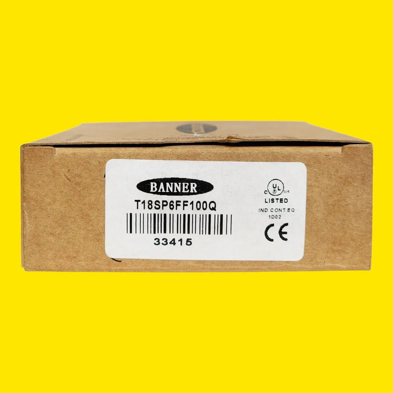 Banner T18sp6ff100q 33415 Sensor Fotoelectrico Campo Fijo