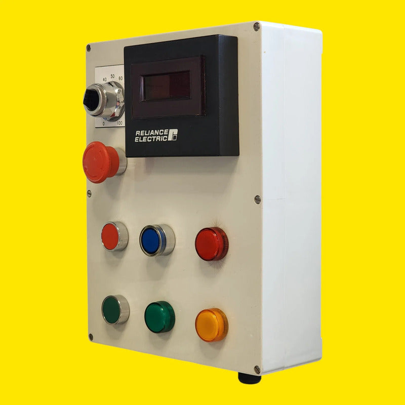 Reliance Electric Botonera Control Con Display Y Potencia Blanco