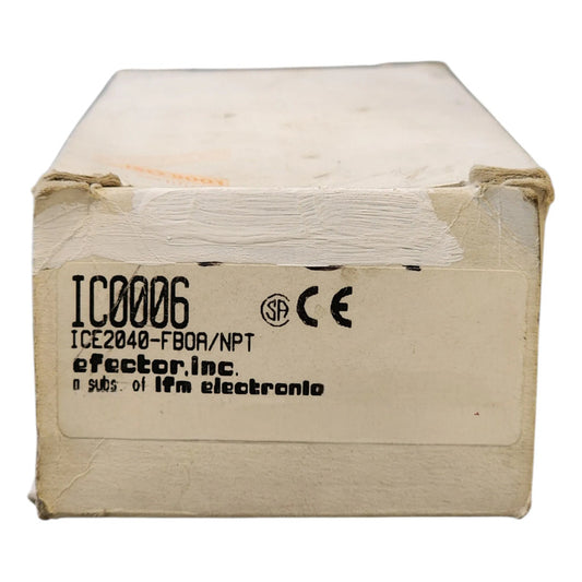 Ifm Ic0006 Ice2040-fboa/npt Sensor Inductivo