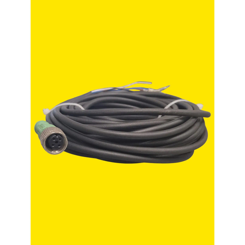 Phoenix Contact Sac-4p-10,0-pur/m12fs Cable 10m 1683002 Negro