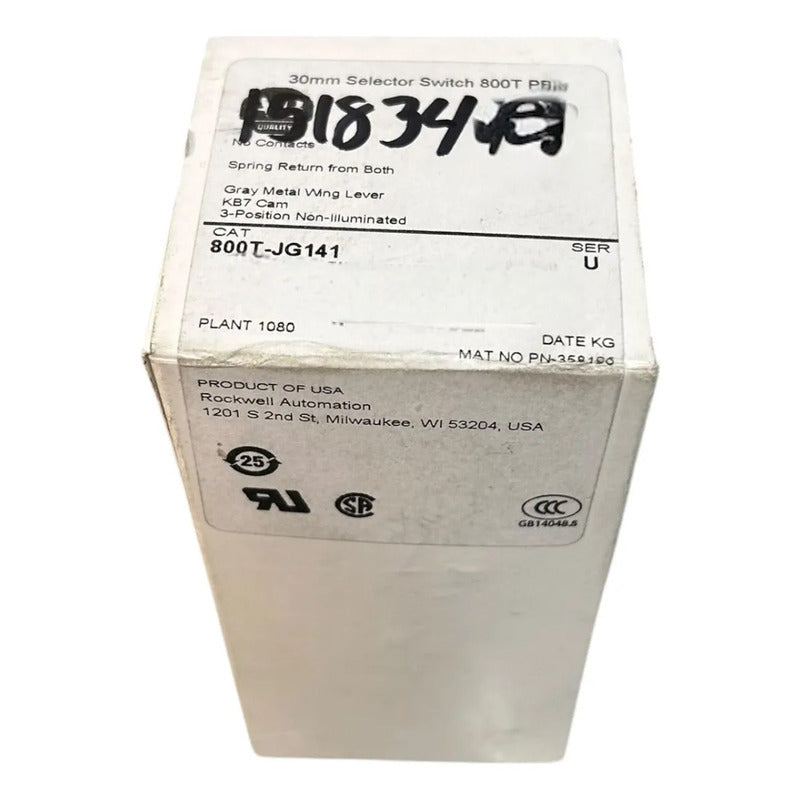 Allen-bradley 800t-jg141 Repuesto Industrial