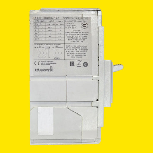 Allen-bradley 140g-g6c3-c40 Guardamotor 3p 690v Industrial 50-60hz Detalle Estético