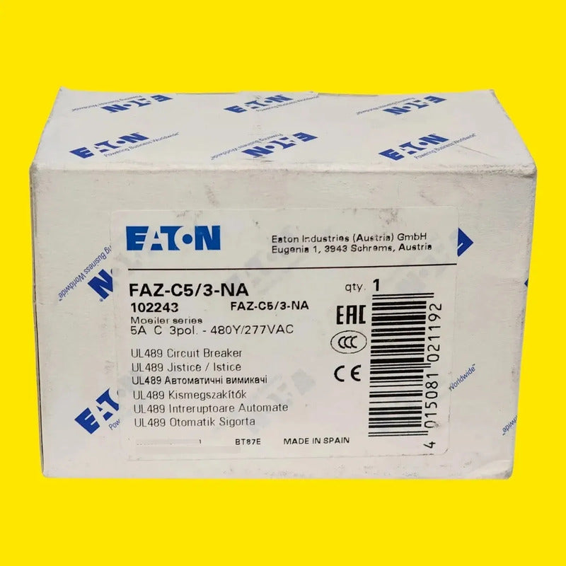 Eaton Faz-c5/3-na Interruptor Termomagnético Tripolar