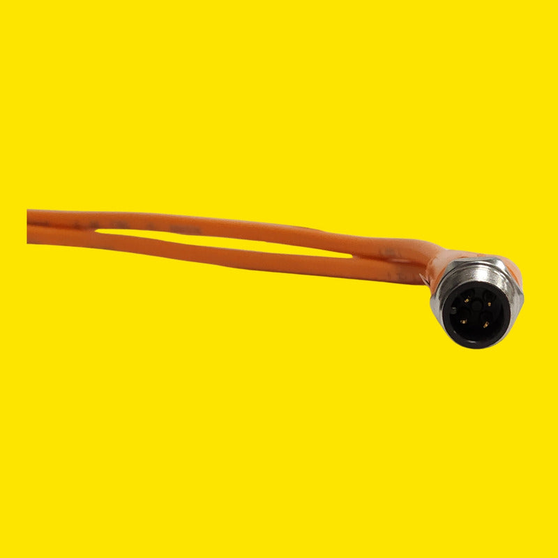 Cable Actuador Sensor Ifm Evt339 M12  Industrial Naranja Oscuro