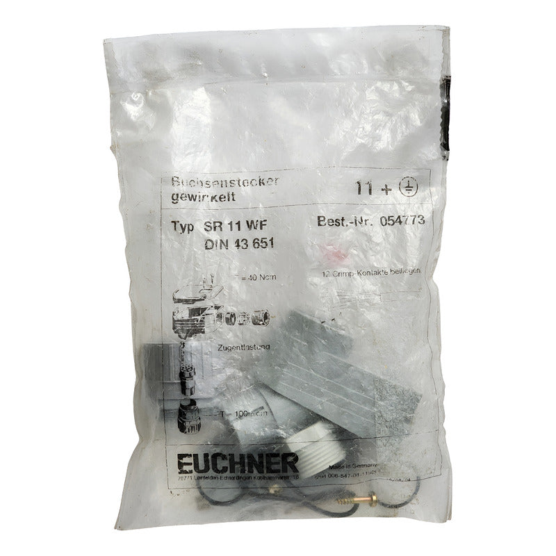 Euchner Sr11wf Conector Angular 11 Pines Din 43651
