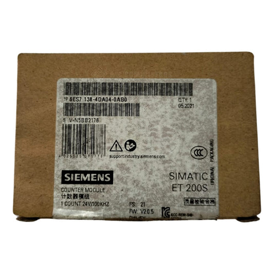 Siemens Siematic 6es7138-4dd01-0ab0 Et 200s Counter Module