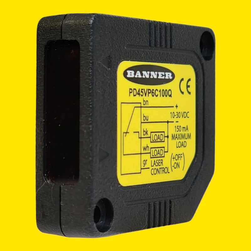 Banner Pd45vp6c100q 46289 Sensor Láser Convergente