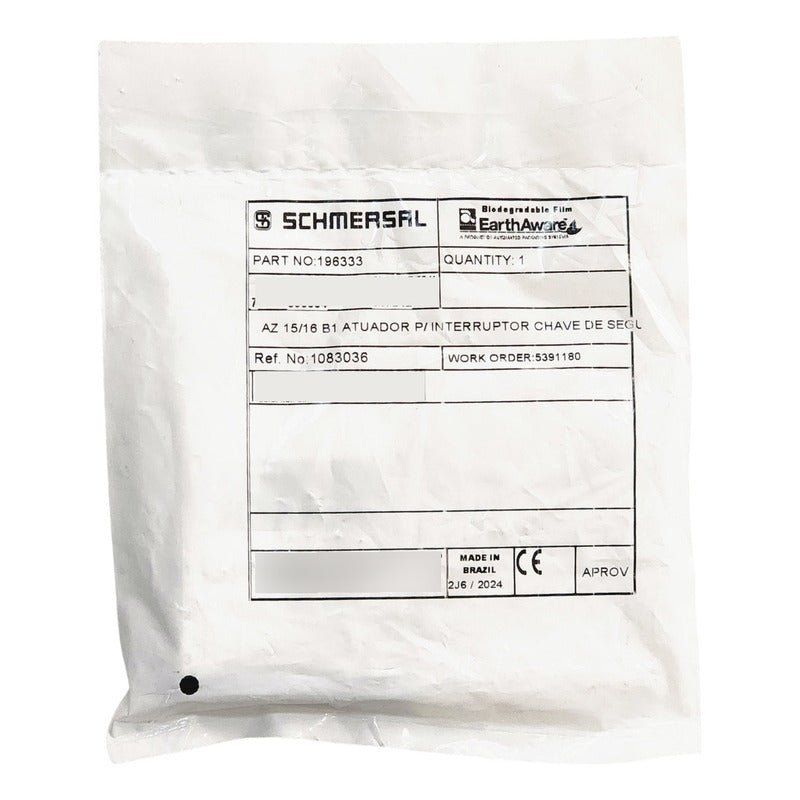 Schmersal Az 15/16-b1 Actuador Recto Para Az15 Az16