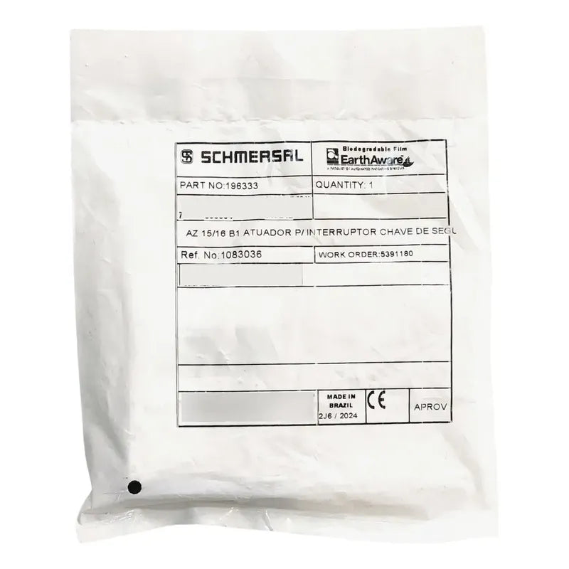 Schmersal Az 15/16-b1 Actuador Recto Para Az15 Az16