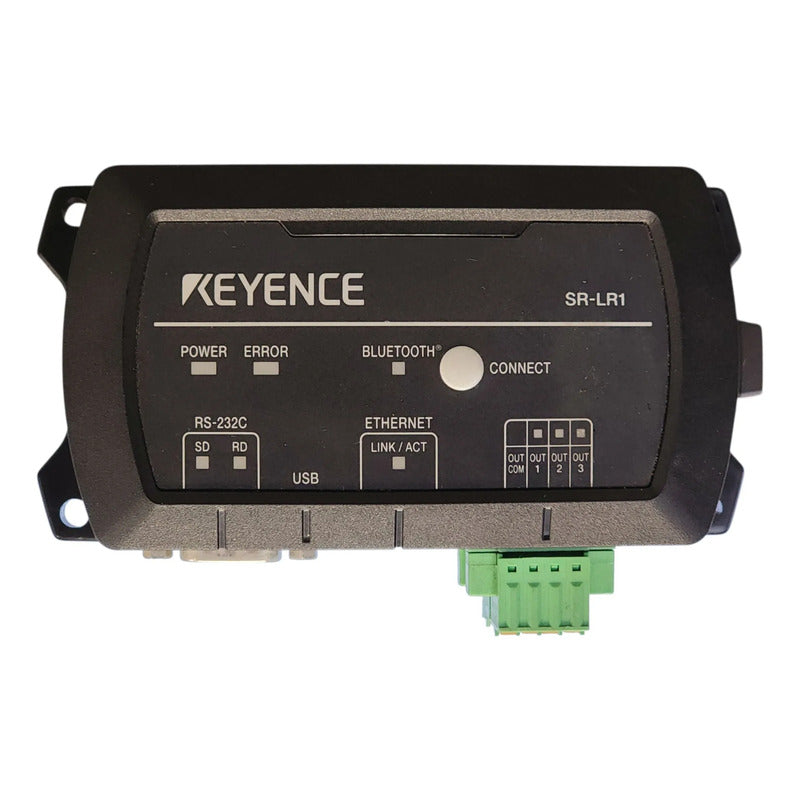 Keyence Sr-lr1 Unidad De Comunicacion Ethernet Rs-232c Negro Rj45 Ethernet Y D-sub Rs-232c