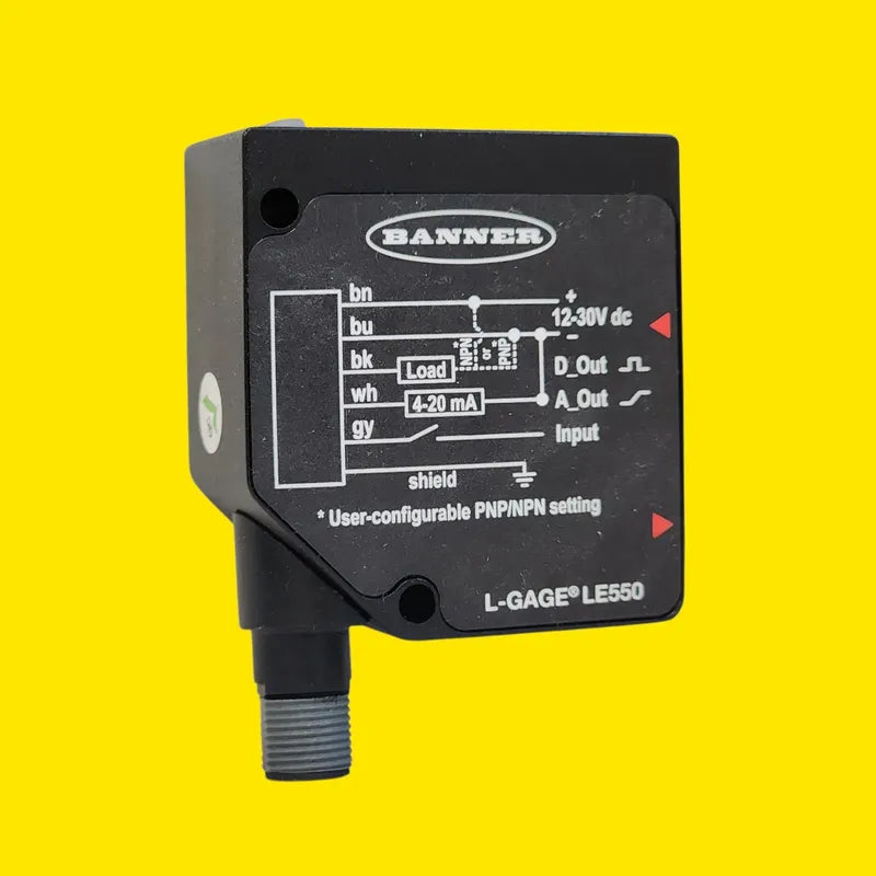 Banner 86746 Le550iq Sensor Laser Desplazamiento 100-1000mm