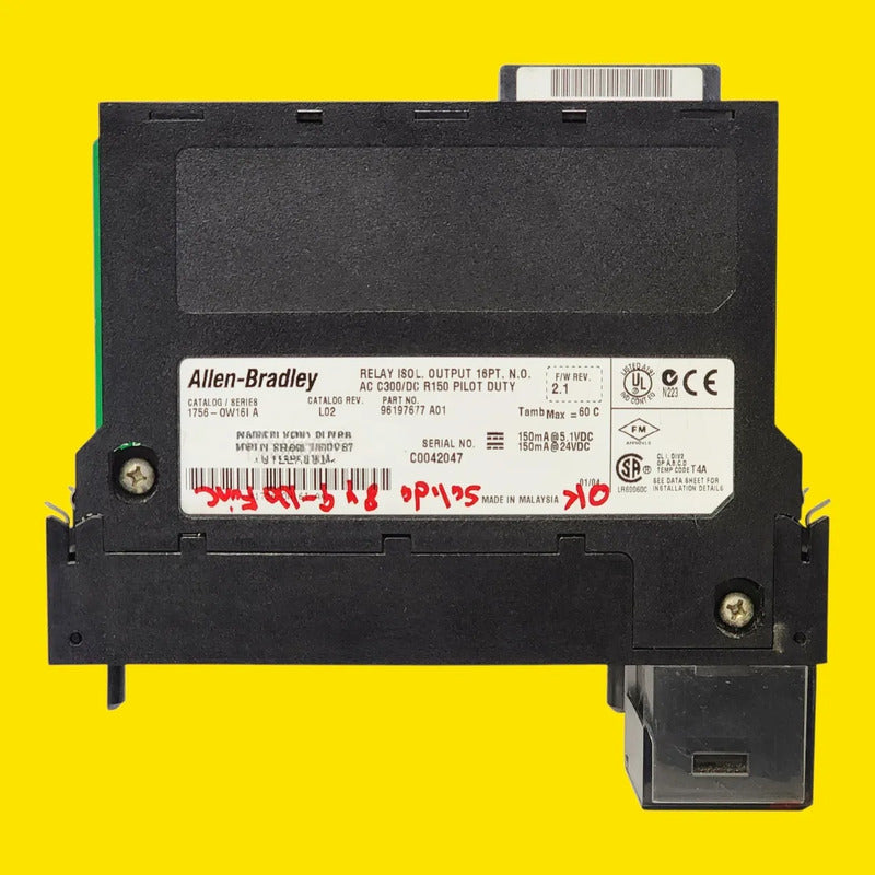 Allen Bradley 1756-ow16i Modulo Salida Relay 16 Pts