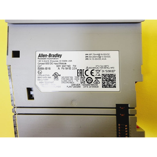 Allen Bradley 5069-ib16 Compact 5000 Modulo De Entrada