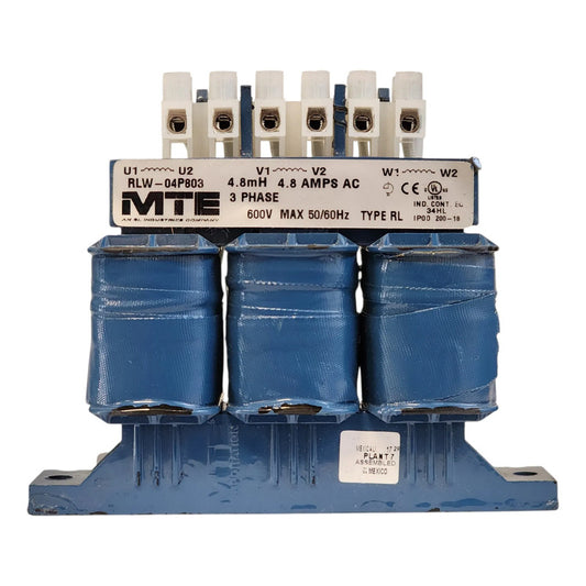 Mte Rlw-04p803 Reactor Trifásico De Línea 4.8 A