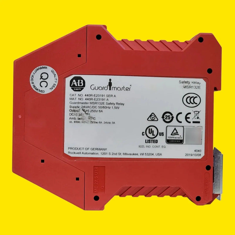 Allen-bradley 440r-e23191 Guardmaster Msr132e Relay Con Caja