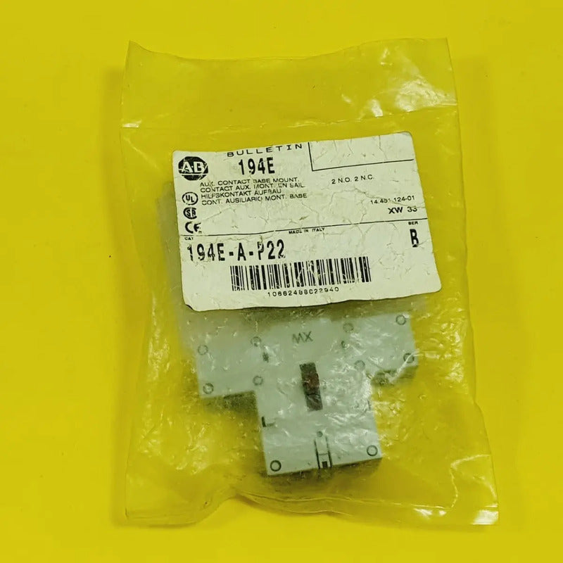 Bloque Contacto Auxiliar Allen-bradley 194e-a-p22