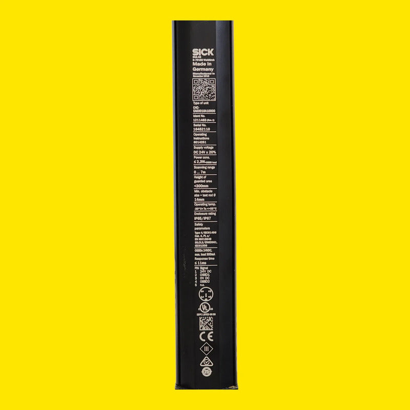 Sick C4c-ea03010a10000 1211463 Cortina De Seguridad Amarillo Y Negro