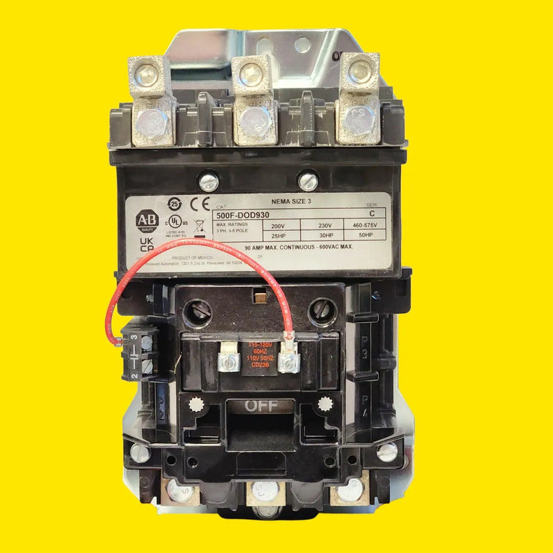 Allen-bradley 500f-d0d930 Contactor Nema 3 90a 120v 500f