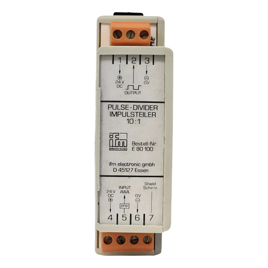 Ifm E80100 Divisor De Impulsos 10:1 24v Dc Industrial