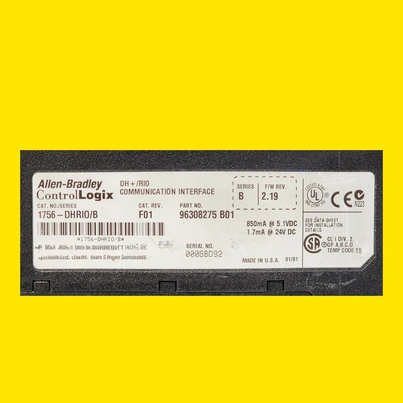 Allen-bradley 1756-dhrio Módulo De Comunicaciones Controllog B/sin Tapa